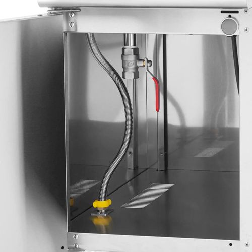 Bain-marie 3 000 W Gn 1/2 Gn 1/3 Robinet Meuble Bas (40 X 73 Cm) Acier Inoxydable 14_