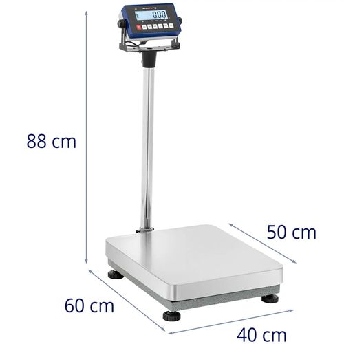 Balance Plateforme Professionnelle Industrielle Pèse-colis 300 Kg / 0,01 Kg 40 X 50 C