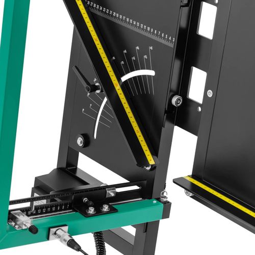 Découpe-polystyrène 200 Watts 1 350 Mm / 330 Mm Sur Pied Aluminium Noir Métallisé 14_