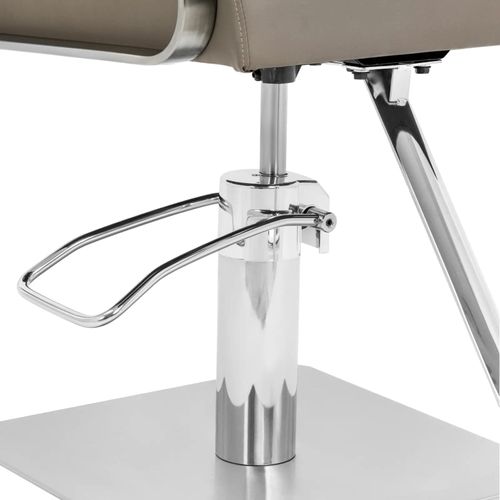 Fauteuil De Coiffure Avec Repose-pieds 92 X 61 X 87 Cm 200 Kg Beige Argenté 14_000896