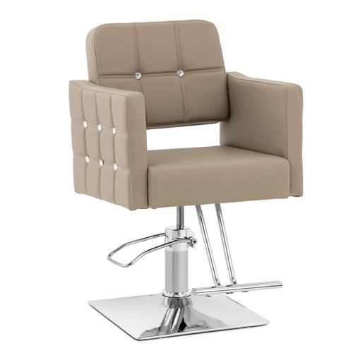 Fauteuil De Coiffure Professionnel Avec Repose-pieds Hauteur D'assise 45-55 Cm 150 Kg