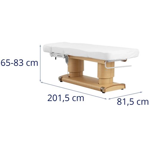 Table De Massage Professionnel 160 Watts Rembourrage De 8 Cm 200 Kg Blanc 14_0009990