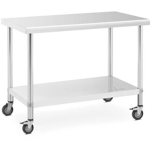 Table De Travail Cuisine Professionnel Premium 60 X 120 Cm 158 Kg Acier Inoxydable 14