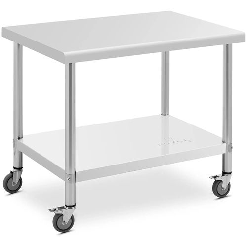 Table De Travail Cuisine Professionnel Premium 70 X 100 Cm 155 Kg Acier Inoxydable 14