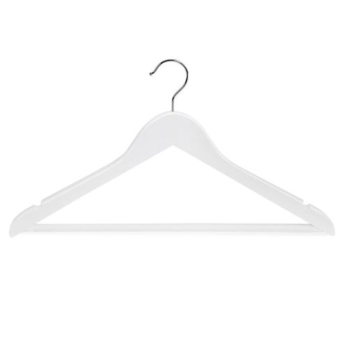 Cintres Lot De 50 En Érable Avec Rainures Et Barre De Pantalon Rotation à 360 Degrés