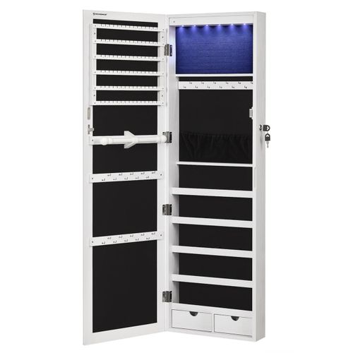 Armoire à Bijoux Armoire De Rangement 37 X 10 X 120 Cm Mural Armoire Accrochée à La P