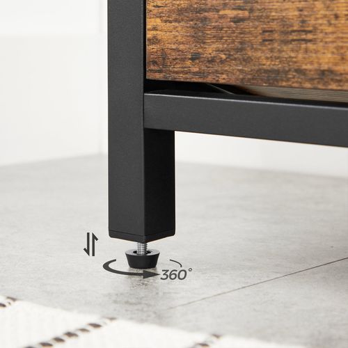 Banc à Chaussures Avec Rangement 80 X 30 X 51 Cm Siège Rembourré Avec Tiroir à Bascul