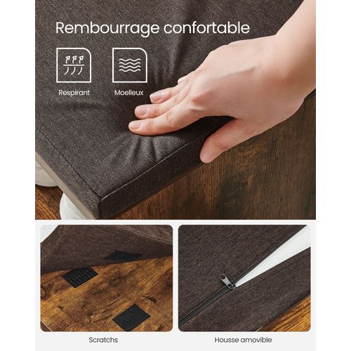 Banc à Chaussures Banc De Rangement Avec Tiroir Et Compartiments Étagère à Chaussures