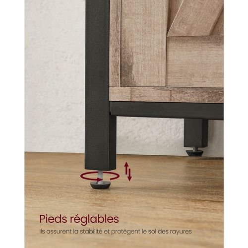 Buffet De Salle à Manger Placard De Cuisine 33 X 100 X 80 Cm Meuble De Rangement Armo