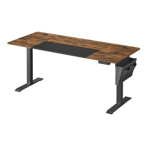 Bureau Assis Debout Électrique 70 X 160 Cm Table Réglable En Hauteur Mémoire 4 Hauteu