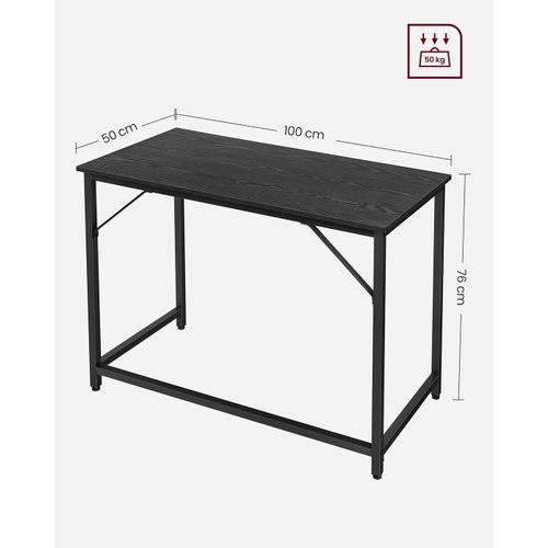 Bureau Table Poste De Travail Petite Taille 100 X 50 X 75 Cm Pour Bureau Salon Chambre