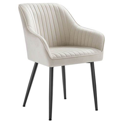 Chaise De Salle à Manger Fauteuil Siège Rembourrée Avec Accoudoirs