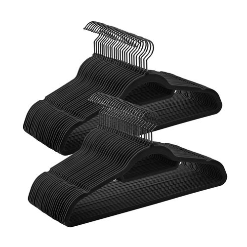 Cintres En Velours Lot De 50 Antidérapants Avec Crochets Pivotants Longueur 45 Cm P