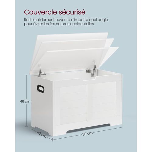 Coffre De Rangement Intérieur Banc à Chaussures Pouf Banquette Rangement Pour Jouet