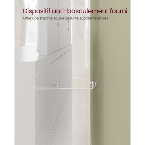 Coiffeuse Avec Miroir Pliable Table De Maquillage Avec 2 Tiroirs Et 3 Compartiments D