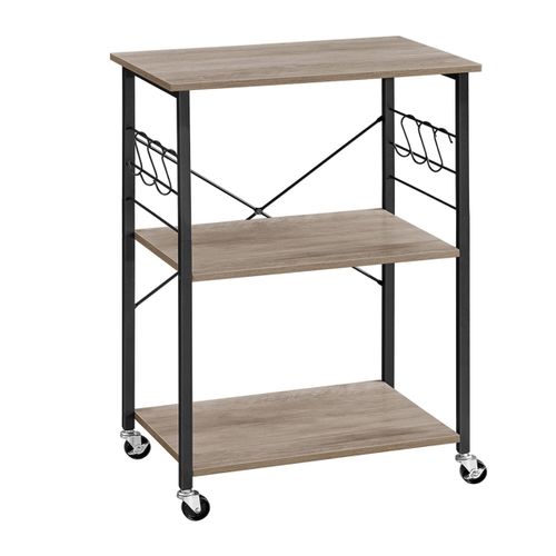 Étagère De Cuisine Desserte Chariot De Service à 3 Niveaux Oour Four à Micro-ondes