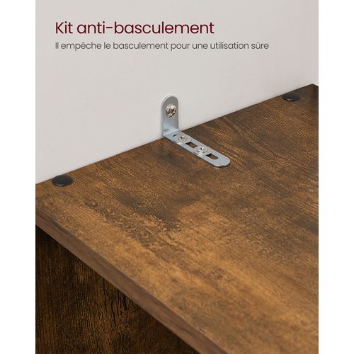 Étagère Escalier 129,5 X 29 X 129,5 Cm Meuble De Rangement 6 Compartiments Pour Bibli