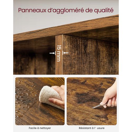 Étagère Escalier 129,5 X 29 X 129,5 Cm Meuble De Rangement 6 Compartiments Pour Bibli