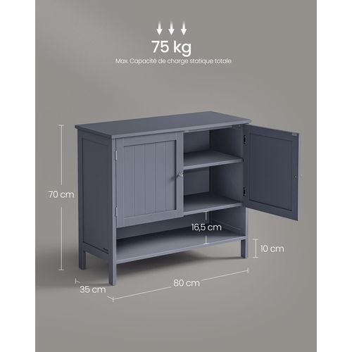 Meuble à Chaussures Organisateur à 3 Niveaux Étagère à Chaussures Style Campagne Mode