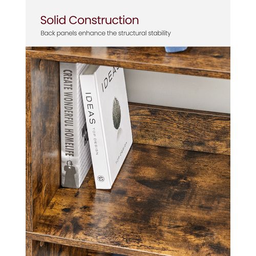 Meuble De Rangement 3 Niveaux Étagère Rangement Bibliothèque Style Industriel 9 Cubes