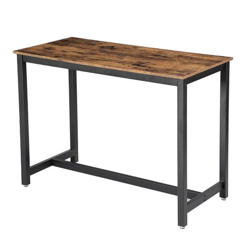 Table Haute De Bar Vintage Table Polyvalente Avec Armature En Fer Pour Boissons