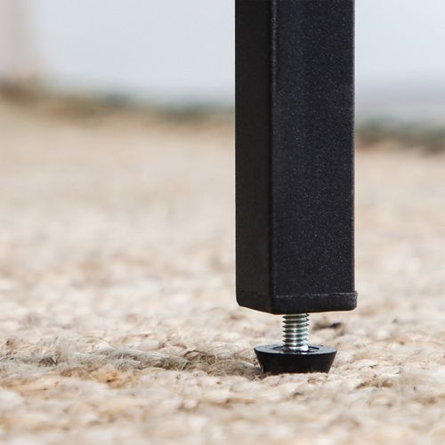 Table Haute Table De Bar Carrée Cadre En Acier Robuste 60 X 60 X 90 Cm Montage Facile