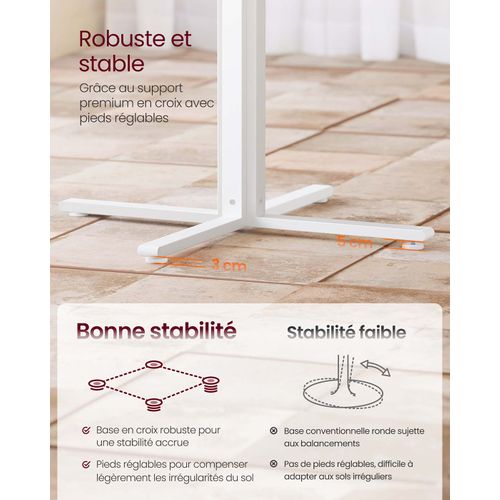 Table Ronde Table De Cuisine Pour 4 Personnes Style Campagnard Surface Résistante