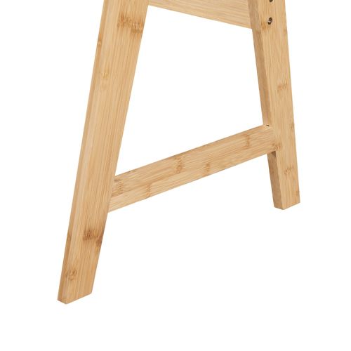 Bureau Table Poste De Travail 123 X 53 X 80 Cm Bambou Naturel 03_0009055