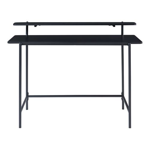 Bureau Table Poste De Travail 120 X 55 X 88 Cm Noir 03_0009066