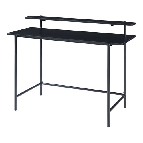 Bureau Table Poste De Travail 120 X 55 X 88 Cm Noir 03_0009066