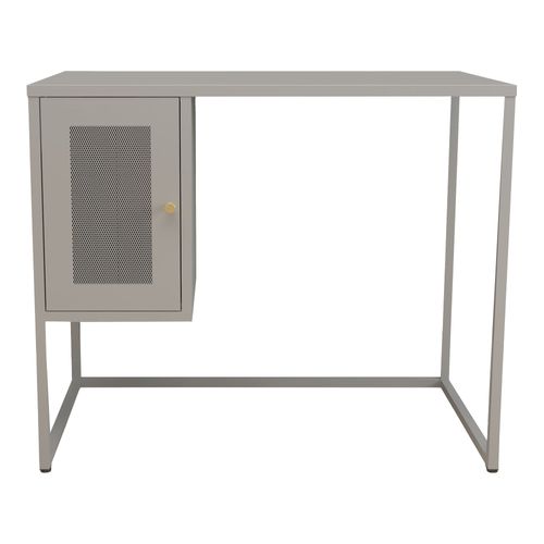 Bureau Table Poste De Travail Acier 75 X 100 X 50 Cm Gris 03_0009068