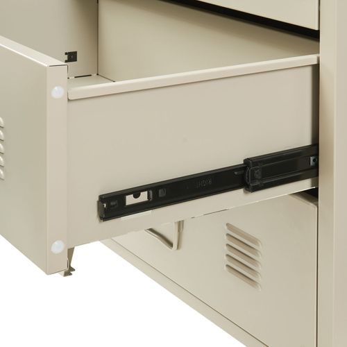 Commode Meuble De Rangement Pratique Entrée Salon Chambre Métallique Avec 3 Tiroirs A