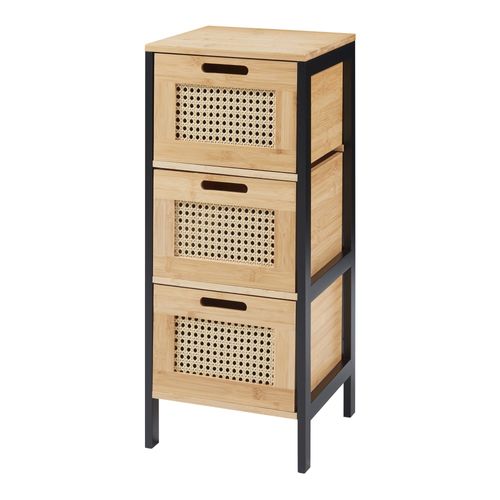 Commode Meuble De Rangement Pratique Entrée Salon Chambre Avec 3 Tiroirs 72 X 30 X 30