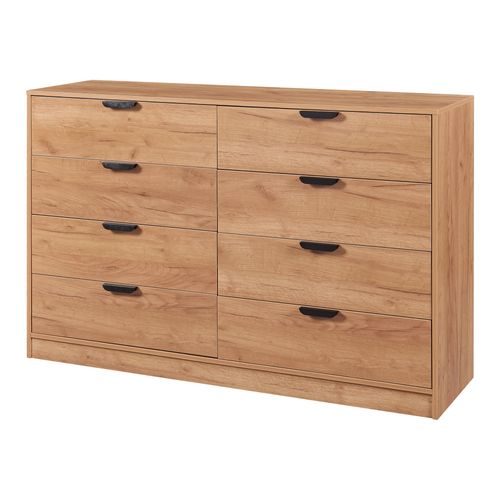 Commode Meuble De Rangement Pratique Entrée Salon Chambre 90 X 140 X 40 Cm Mdf Effet