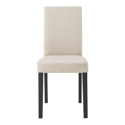 Lot De 2 Chaises De Salle à Manger 89 X 43 X 54 Cm Salon Design Moderne Cuisine Beige