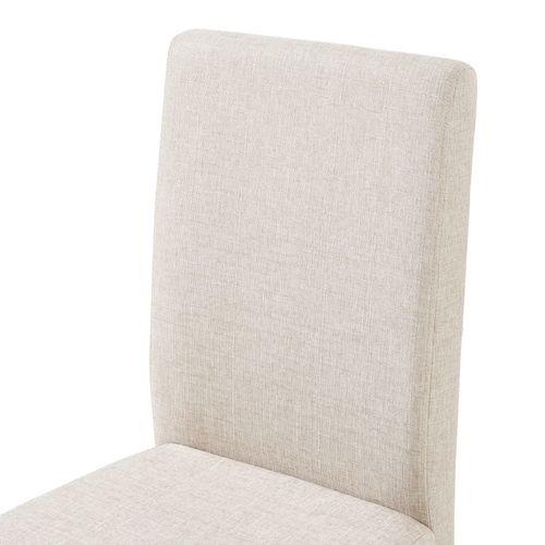 Lot De 2 Chaises De Salle à Manger 89 X 43 X 54 Cm Salon Design Moderne Cuisine Beige