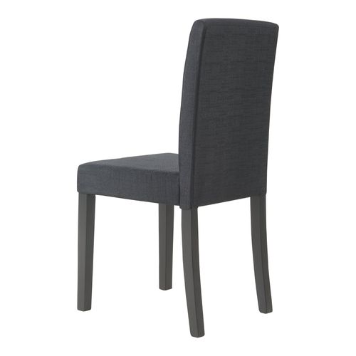 Lot De 2 Chaises De Salle à Manger 89 X 43 X 54 Cm Salon Design Moderne Cuisine Noir