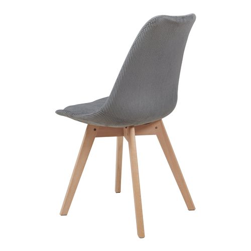 Lot De 4 Chaises De Salle à Manger 82 X 49 X 54 Cm Moderne Design Robuste Velours Côt