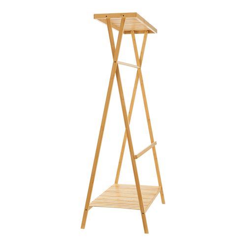 Portant à Vêtements Portemanteau Porte-vêtements Penderie Dressing Ouvert Bambou 140