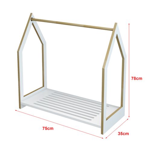 Portant à Vêtements Portemanteau Porte-vêtements Penderie Dressing Ouvert