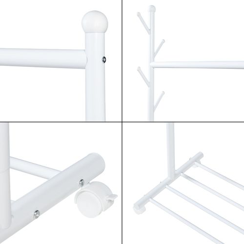 Portant à Vêtements Portemanteau Porte-vêtements Penderie Dressing Ouvert