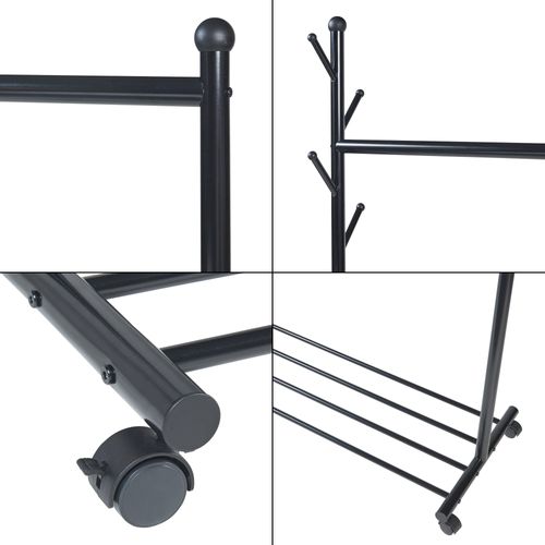 Portant à Vêtements Portemanteau Porte-vêtements Penderie Dressing Ouvert