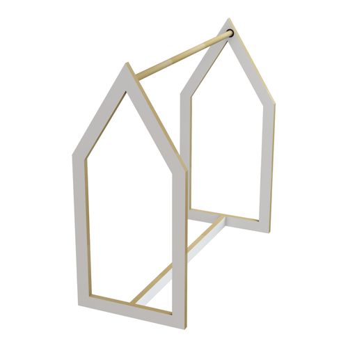 Portant à Vêtements Portemanteau Porte-vêtements Penderie Dressing Ouvert De Forme