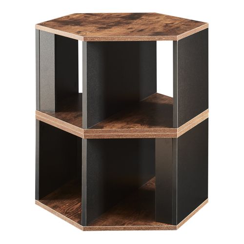 Set De 2 Tables Basses Noir Effet Noyer 03_0010603