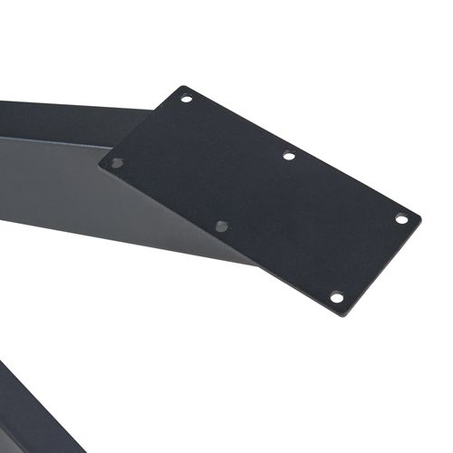 Structure De Table Acier 120 X 68 X 71 Cm Noir 03_0010700