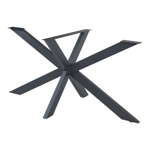 Structure De Table Acier 120 X 68 X 71 Cm Noir 03_0010700