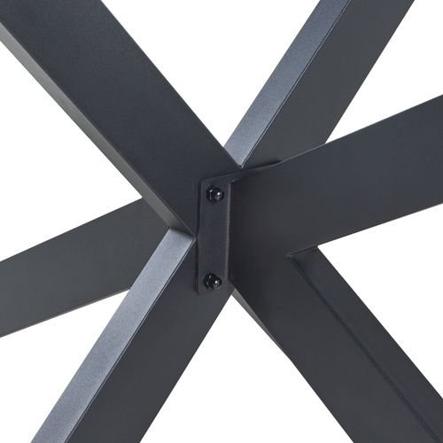 Structure De Table Acier 120 X 68 X 71 Cm Noir 03_0010700