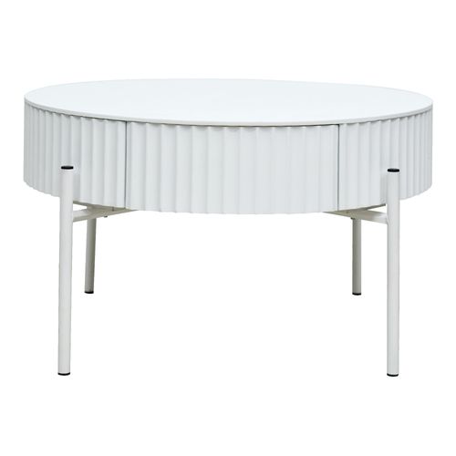 Table Basse Console D'appoint 36 X 60 Cm Blanc 03_0010840