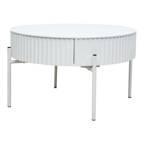 Table Basse Console D'appoint 36 X 60 Cm Blanc 03_0010840