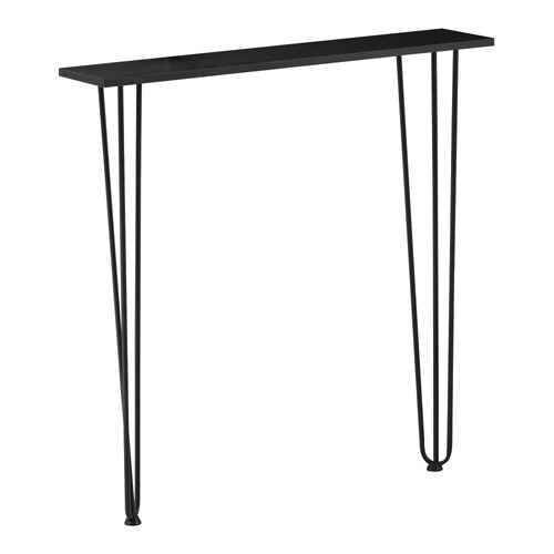 Table Console 82 X 80 X 18 Cm Entrée Salon Salle à Manger Noir 03_0010875